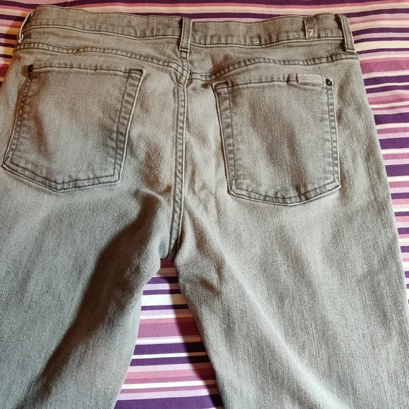 32 7 for all mankind the Skinny Grey Jeans - Picture 16 of 16